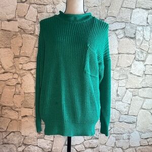Laura Scott Emerald Crewneck Sweater